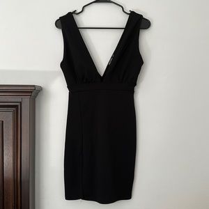 Nasty gal mini bodycon dress with slit - size US4